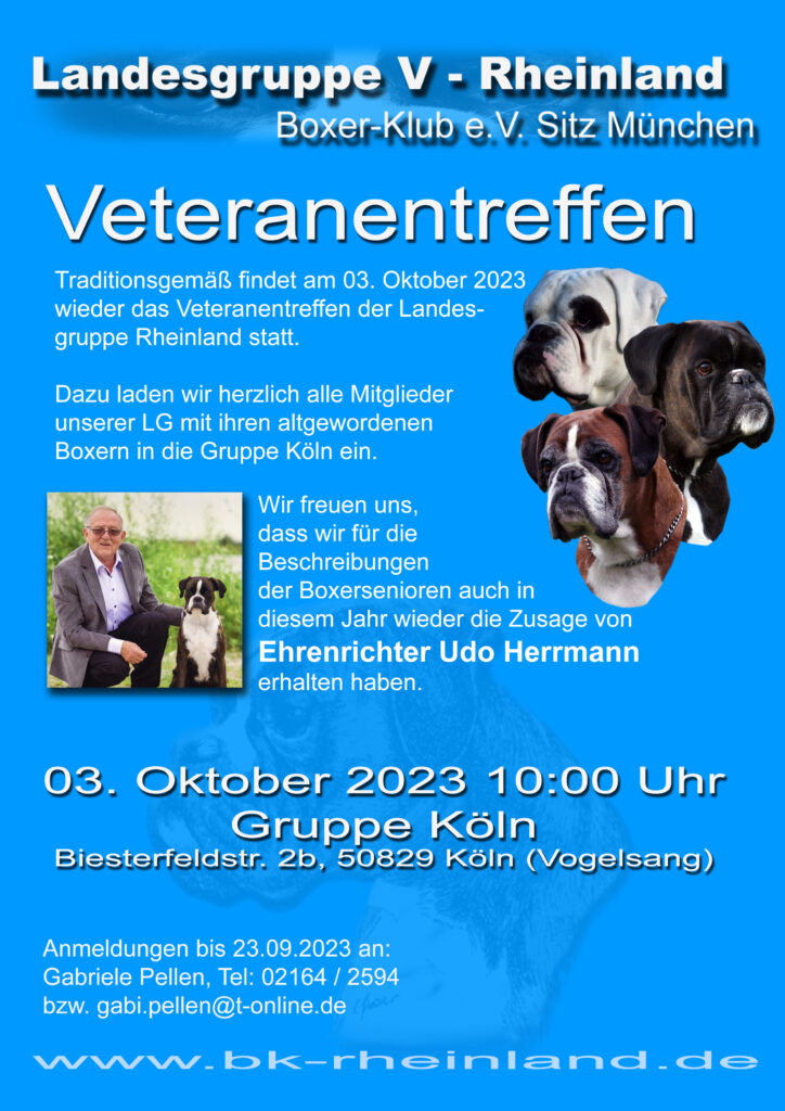 Flyer Veteranentreffen 2023