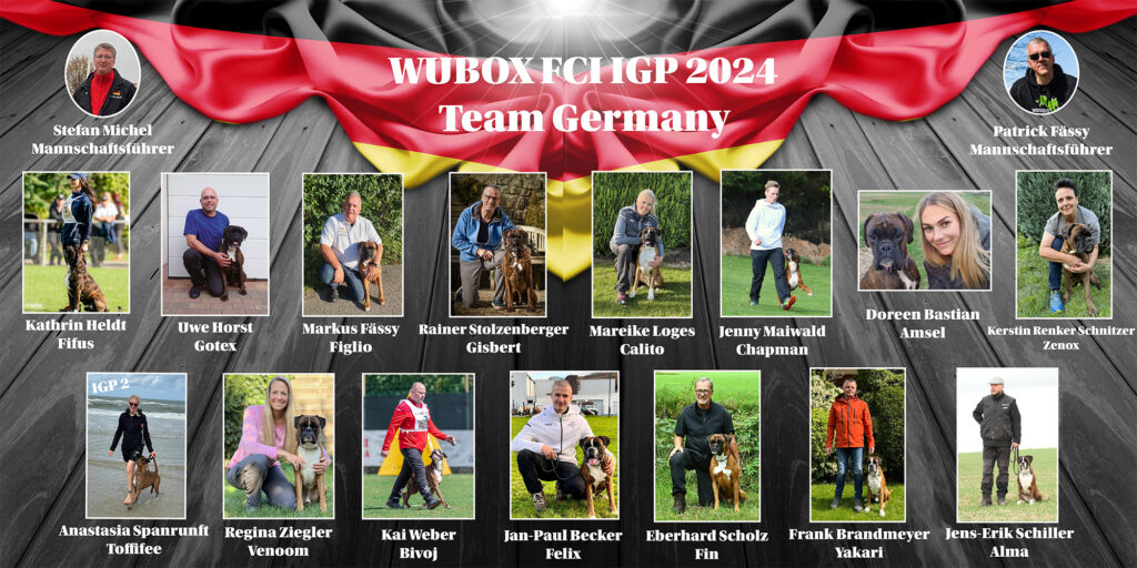 WUBOX FCI IGP 2024 Team Deutschland