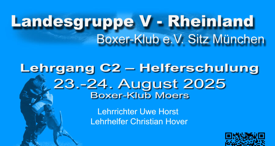 Lehrgang C2 – Helferschulung