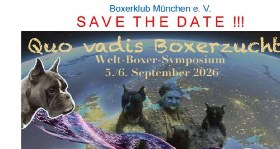 Quo vadis Boxerzucht - Save the date